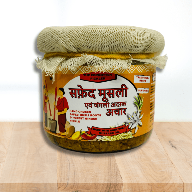 SAFED MUSLI AND WILD GINGER PICKLE SAFED MUSLI AND WILD GINGER PICKLE